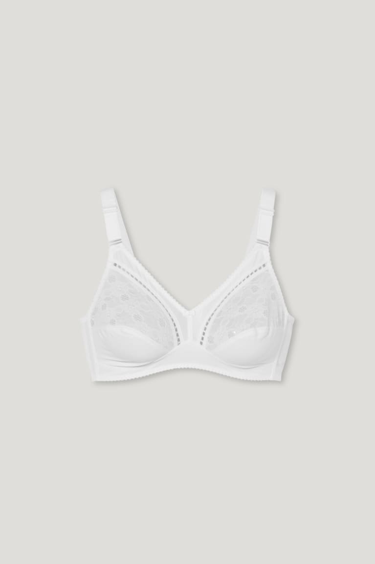 Ropa Interior C&A Non-wired Minimiser Bra Blancas | ECMGSD-392