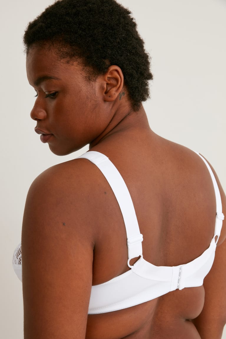 Ropa Interior C&A Non-wired Minimiser Bra Blancas | KOFXAZ-465