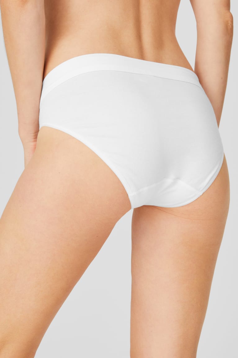 Ropa Interior C&A Speidel Briefs With Organic Algodon Blancas | SNICOY-709