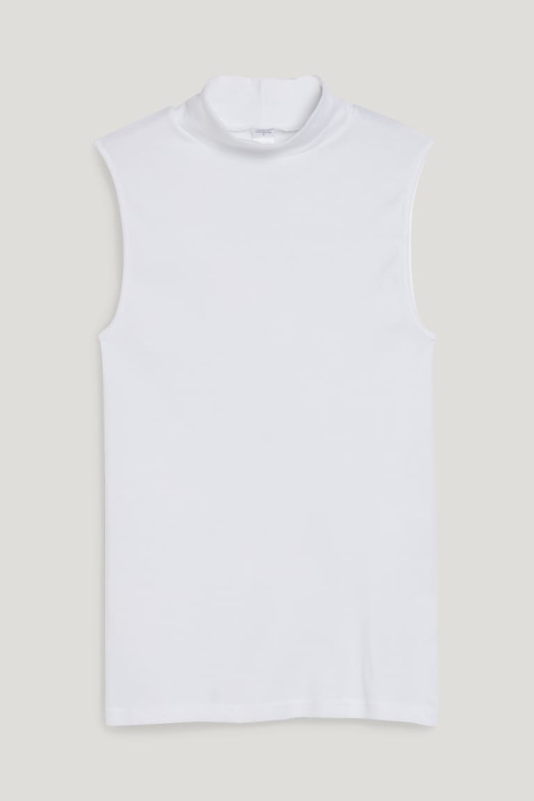 Ropa Interior C&A Speidel Vest Organic Algodon Blancas | WNMUJY-168