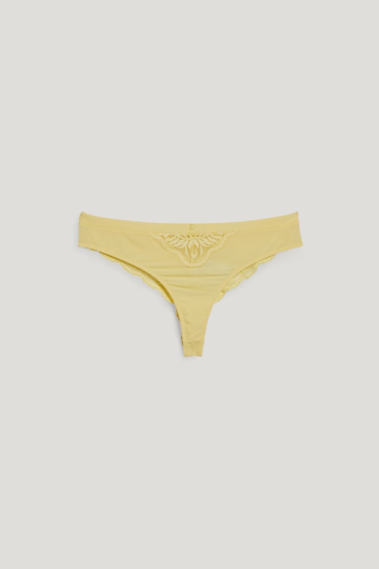 Ropa Interior C&A Tanga Amarillo | ILBPQZ-736