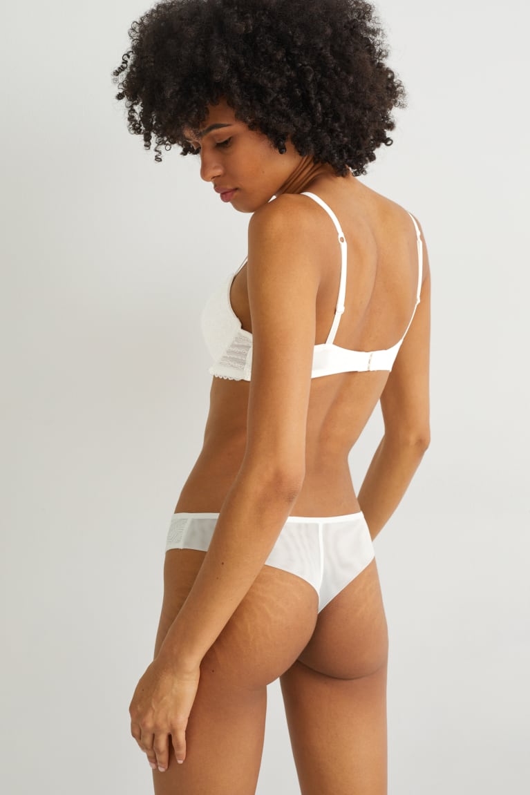 Ropa Interior C&A Tanga Blancas | XOKRQU-389