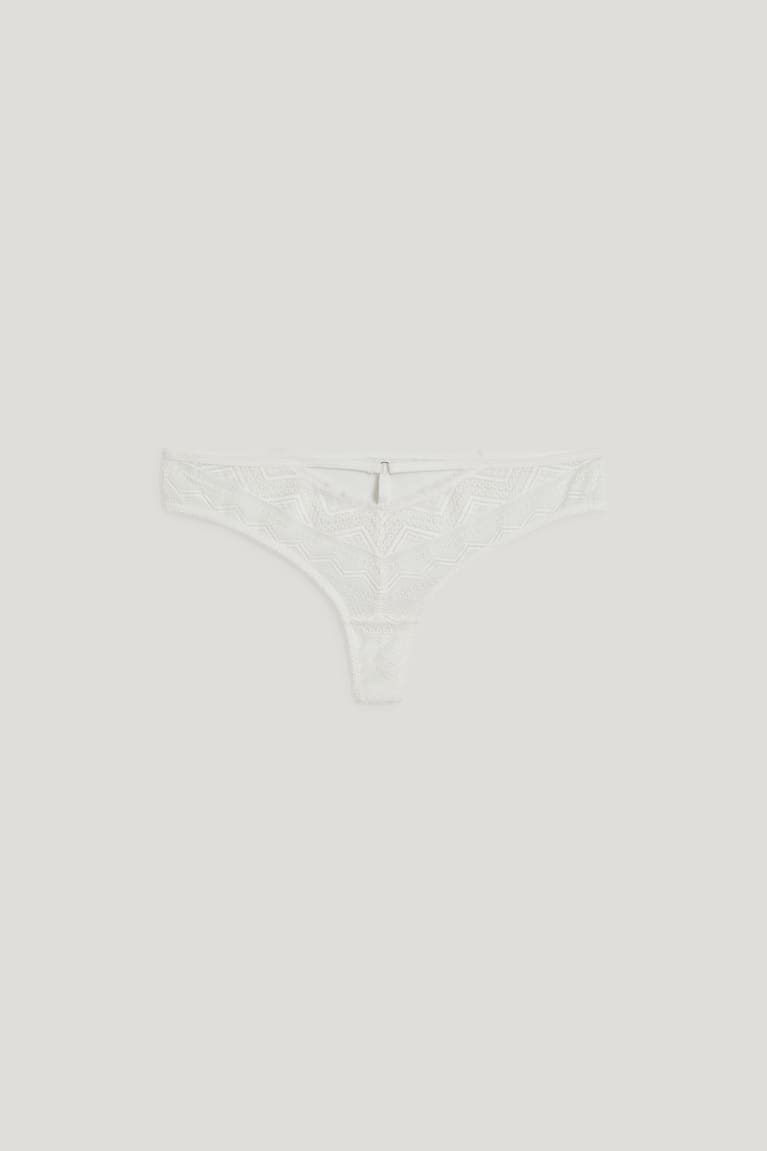 Ropa Interior C&A Tanga Blancas | XOKRQU-389