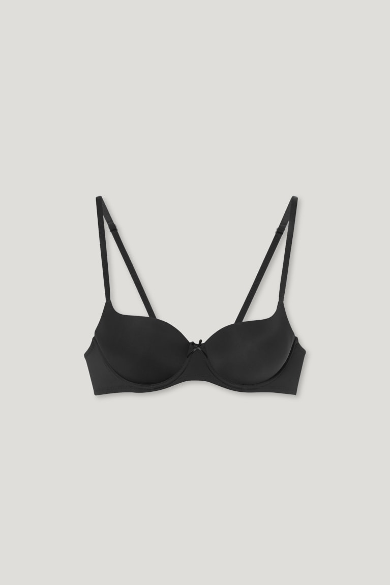 Ropa Interior C&A Underwire Bra Full Coverage Acolchado Negras | SFUVYW-891