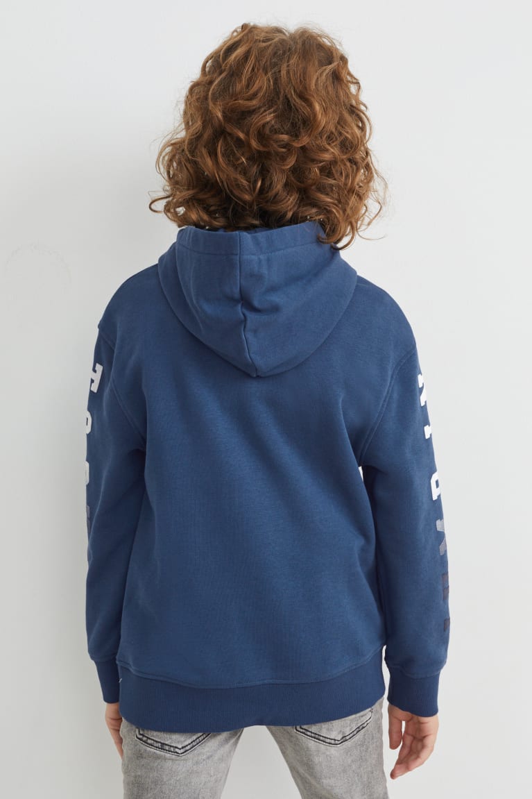 Sudadera Con Capucha C&A Azules Oscuro | HCBATN-853