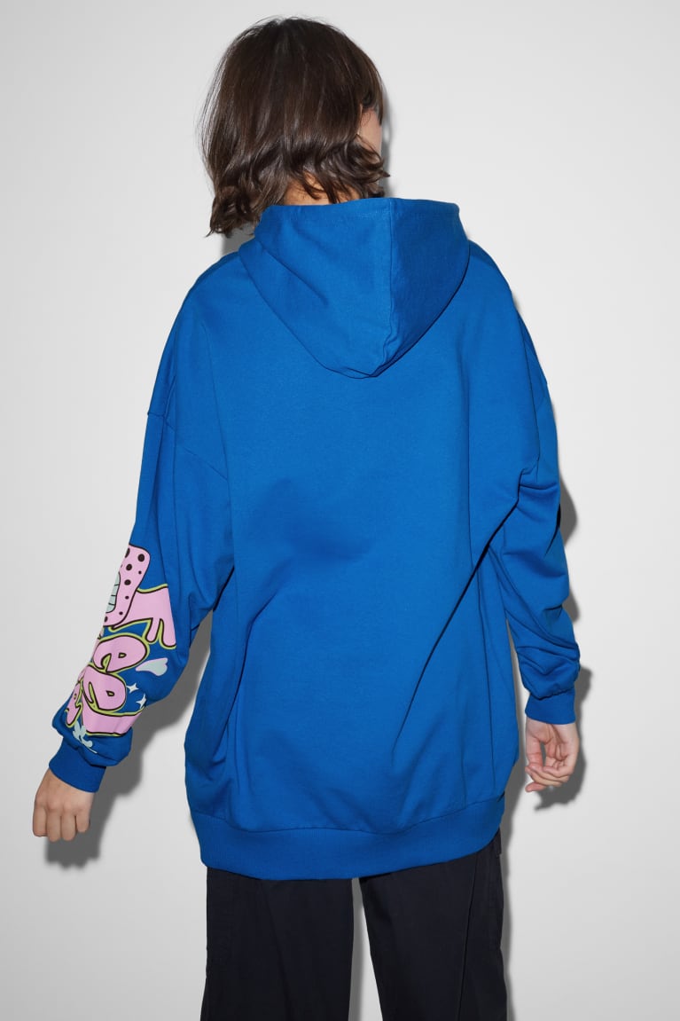 Sudadera Con Capucha C&A Clockhouse Azules | NKLPGY-673