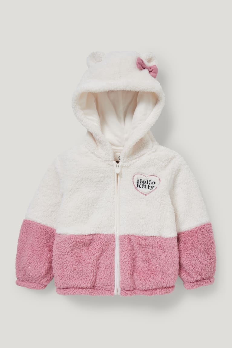 Sudadera Con Capucha C&A Hello Kitty Teddy Fur With Hood Blancas | KLCBHM-421