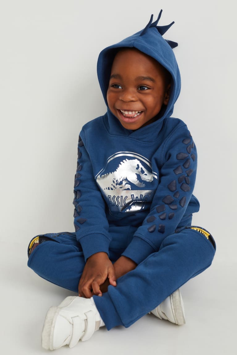 Sudadera Con Capucha C&A Jurassic World Azules Oscuro | PCAEWF-504