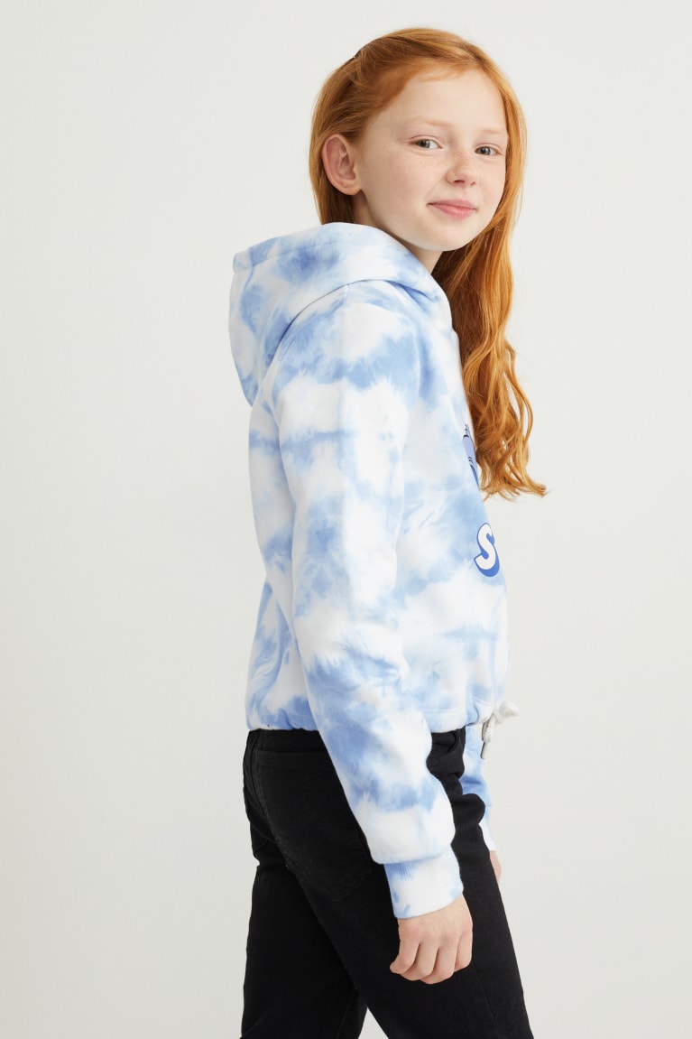 Sudadera Con Capucha C&A Lilo & Stitch Blancas Azules Claro | ZWYSLJ-680