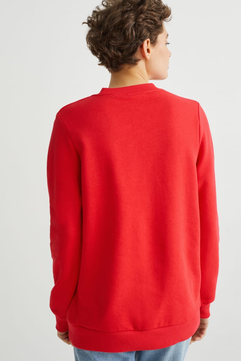 Sudadera Con Capucha C&A Long Sleeve Rojas | BPDLWQ-103