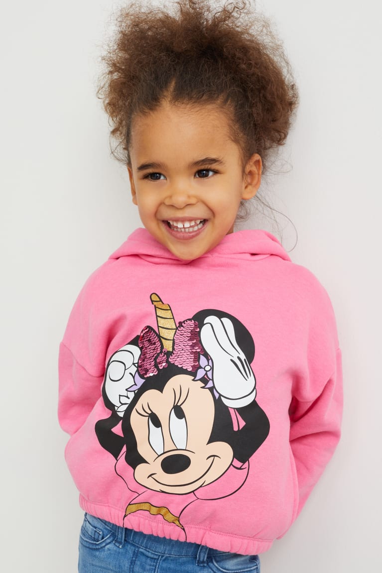 Sudadera Con Capucha C&A Minnie Mouse Rosas | PVUFZW-074