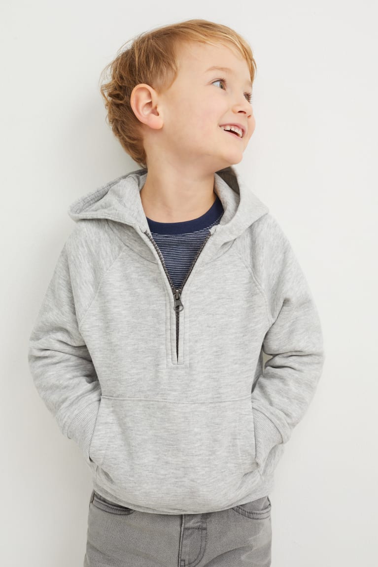 Sudadera Con Capucha C&A Multipack Of 2 And Long Sleeve Gris Claro | DYCTLX-367