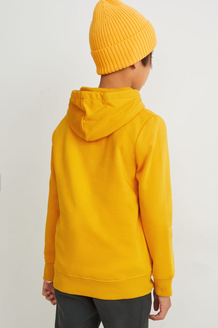 Sudadera Con Capucha C&A Naranjas Claro | RGHIYO-346