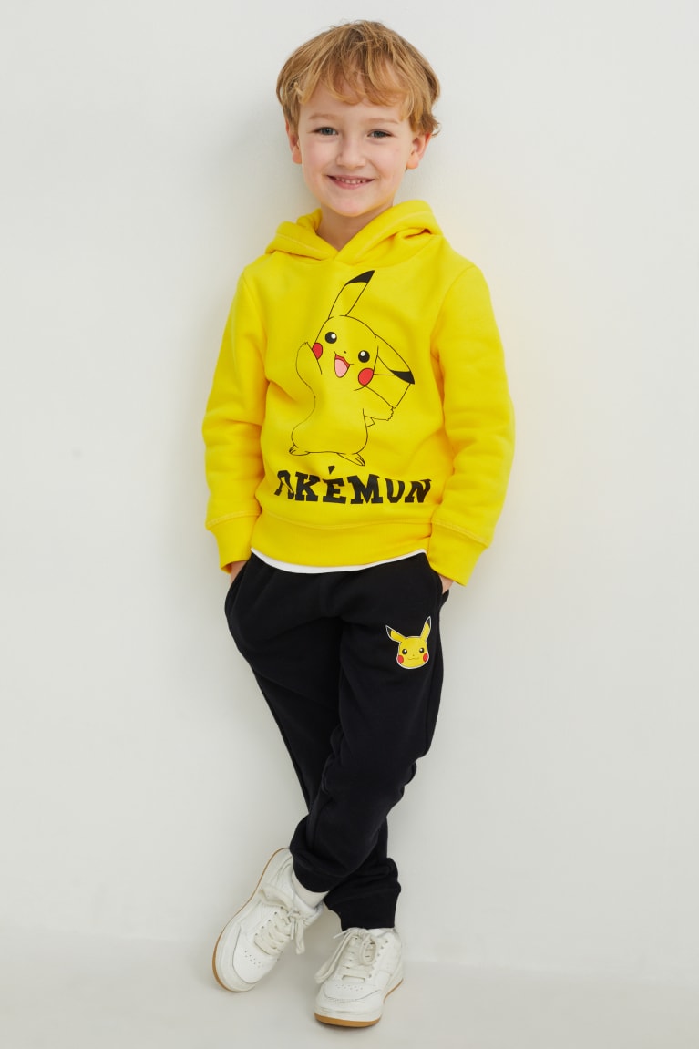 Sudadera Con Capucha C&A Pokémon Set And Joggers 2 Piece Negras | FASUJL-157