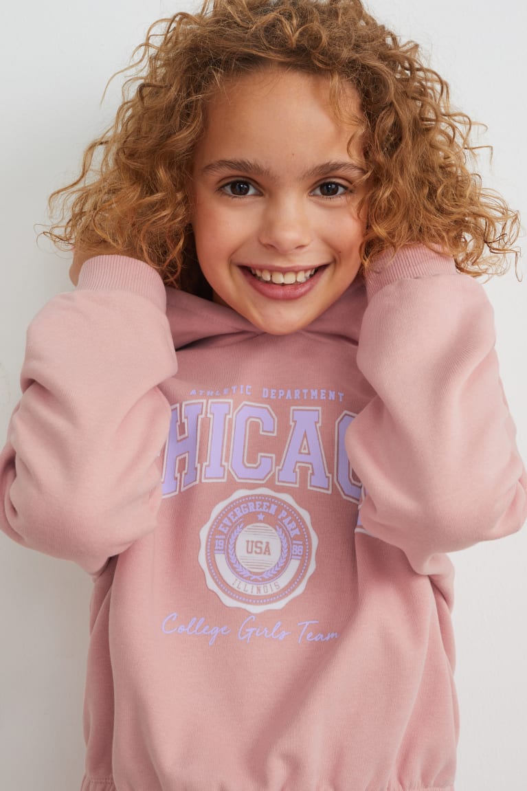 Sudadera Con Capucha C&A Set And Joggers 2 Piece Rosas | KUSQIB-769