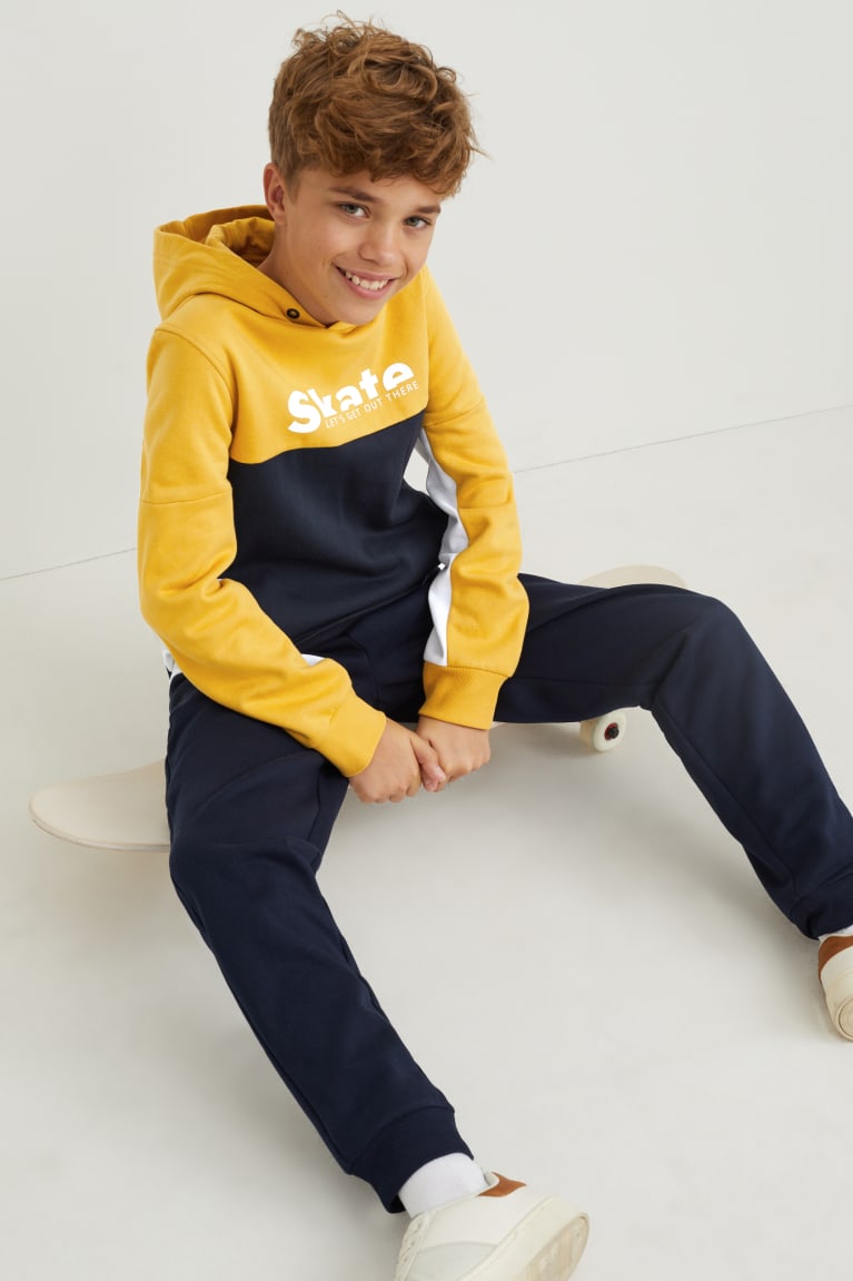 Sudadera Con Capucha C&A Set And Joggers 2 Piece Amarillo | OUIQCR-527