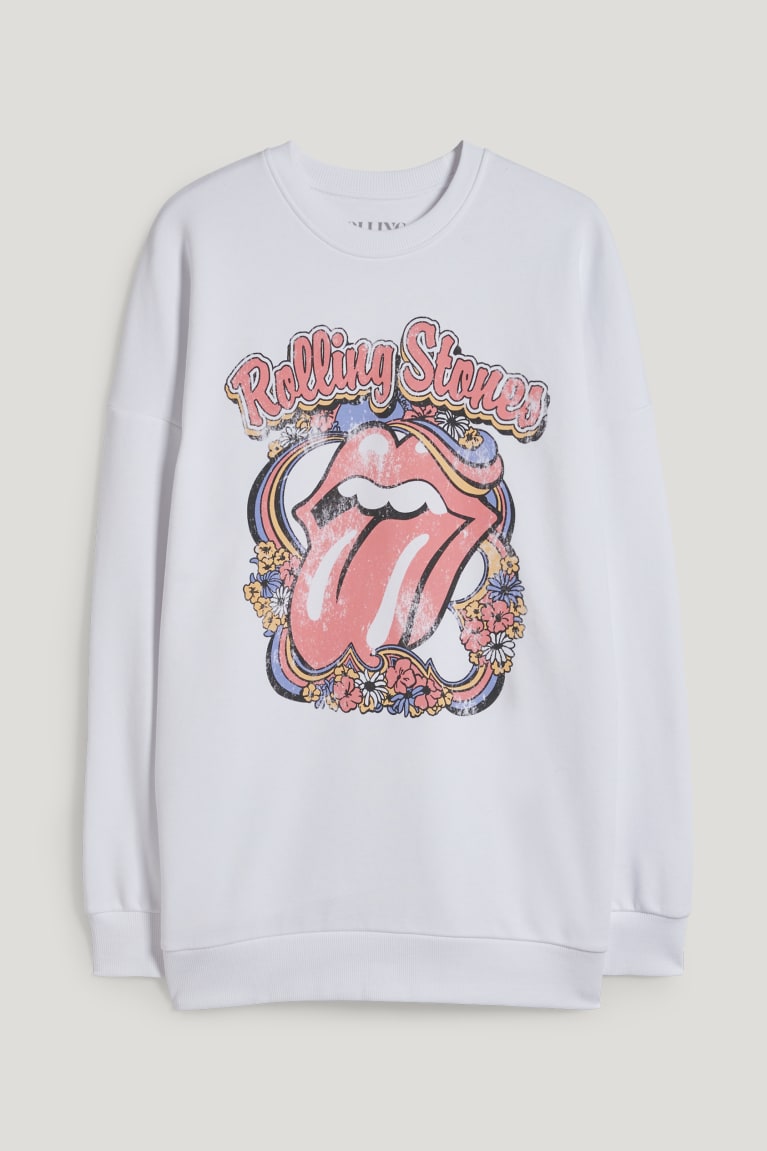 Sudaderas C&A Clockhouse Rolling Stones Blancas | EPLQYZ-904