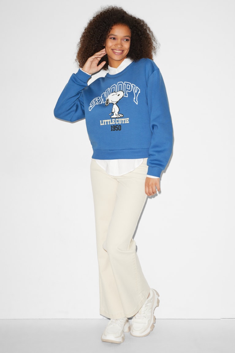 Sudaderas C&A Clockhouse Snoopy Azules | BGDLJF-578