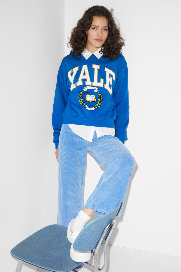 Sudaderas C&A Clockhouse Yale University Azules | XVYFHW-049