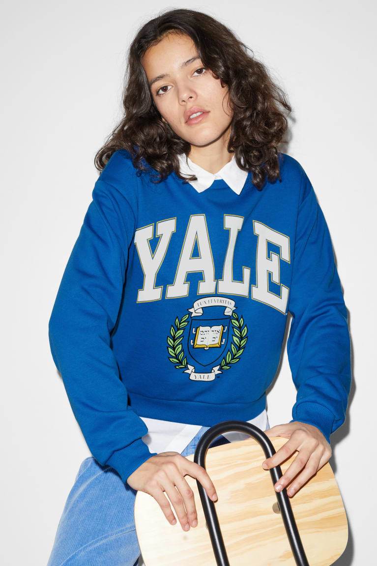 Sudaderas C&A Clockhouse Yale University Azules | XVYFHW-049