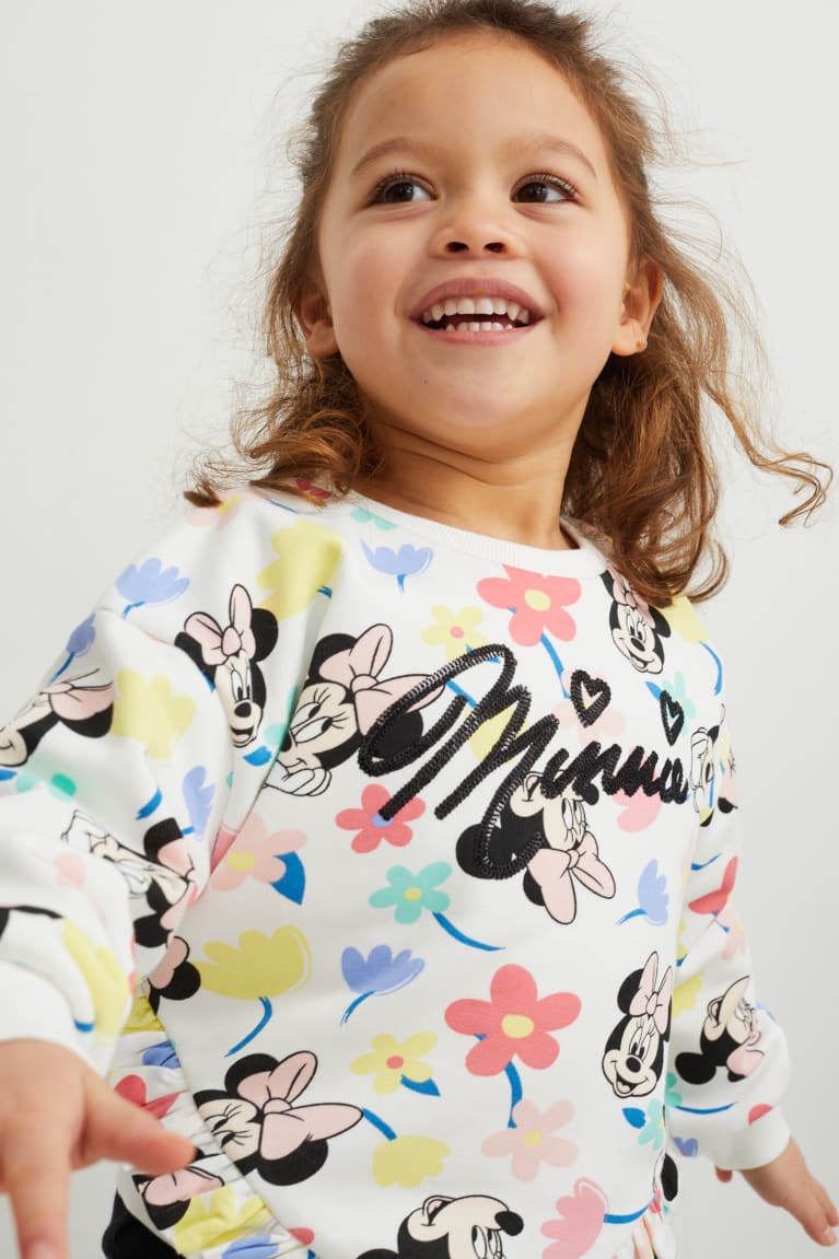 Sudaderas C&A Minnie Mouse Set And Leggings 2 Piece Blancas | AKGJMW-591