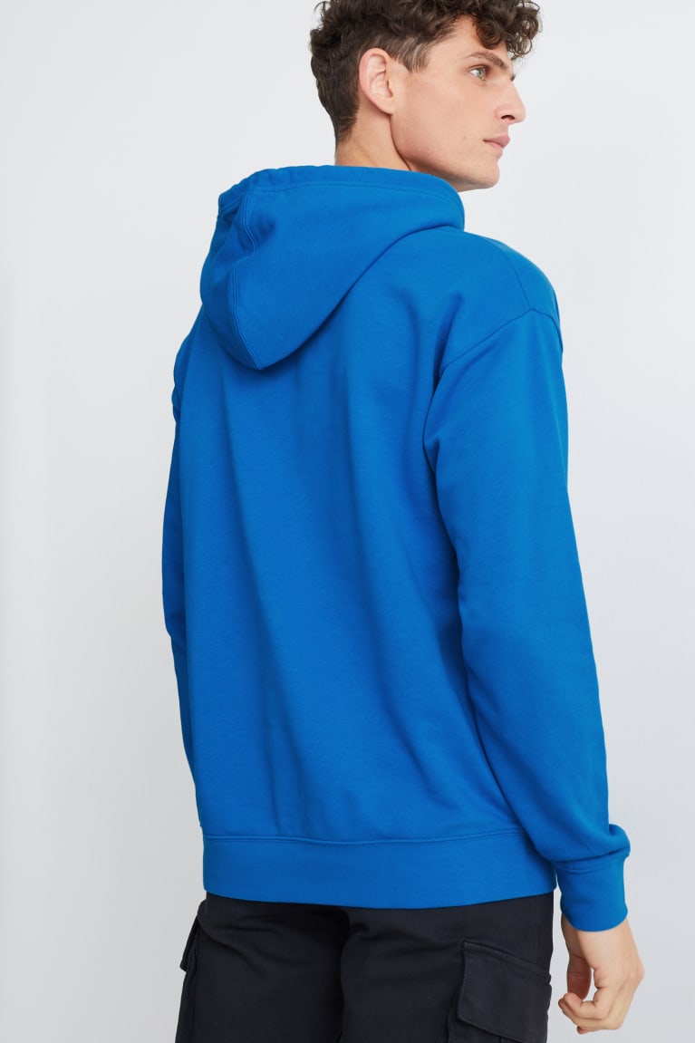 Sudaderas C&A Organic Algodon Azules | KGMIBP-042