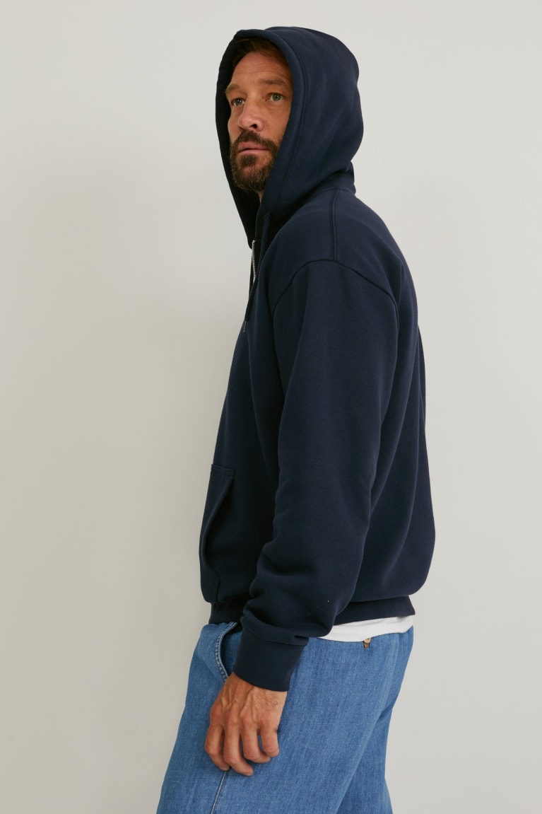 Sudaderas C&A Organic Algodon Azules Oscuro | PISLUF-805