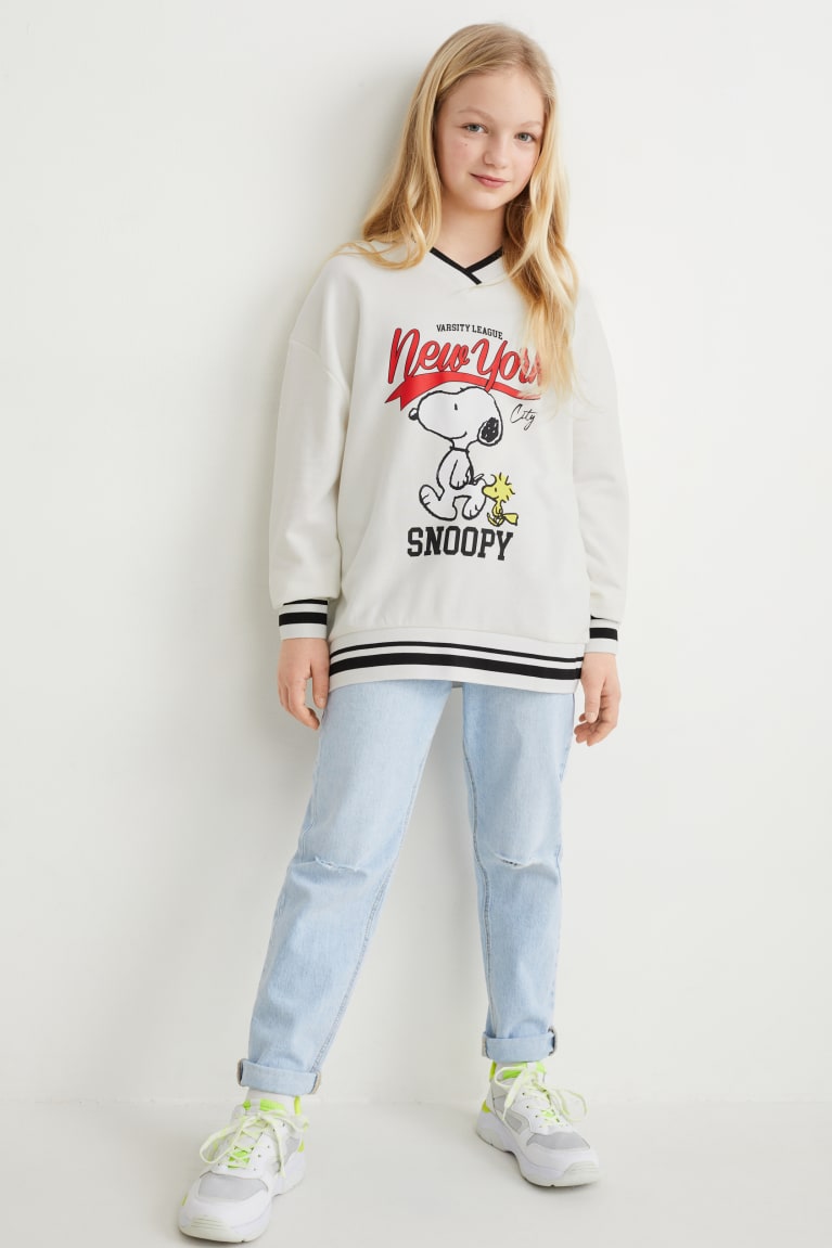 Sudaderas C&A Peanuts Blancas | LAEMIS-638