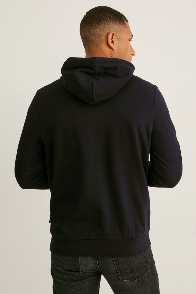 Sudaderas C&A Recycled Negras | KDFWHY-532