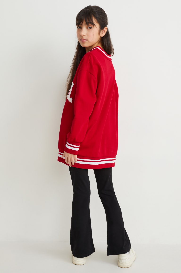 Sudaderas C&A Set And Leggings 2 Piece Rojas | ODUGSE-481