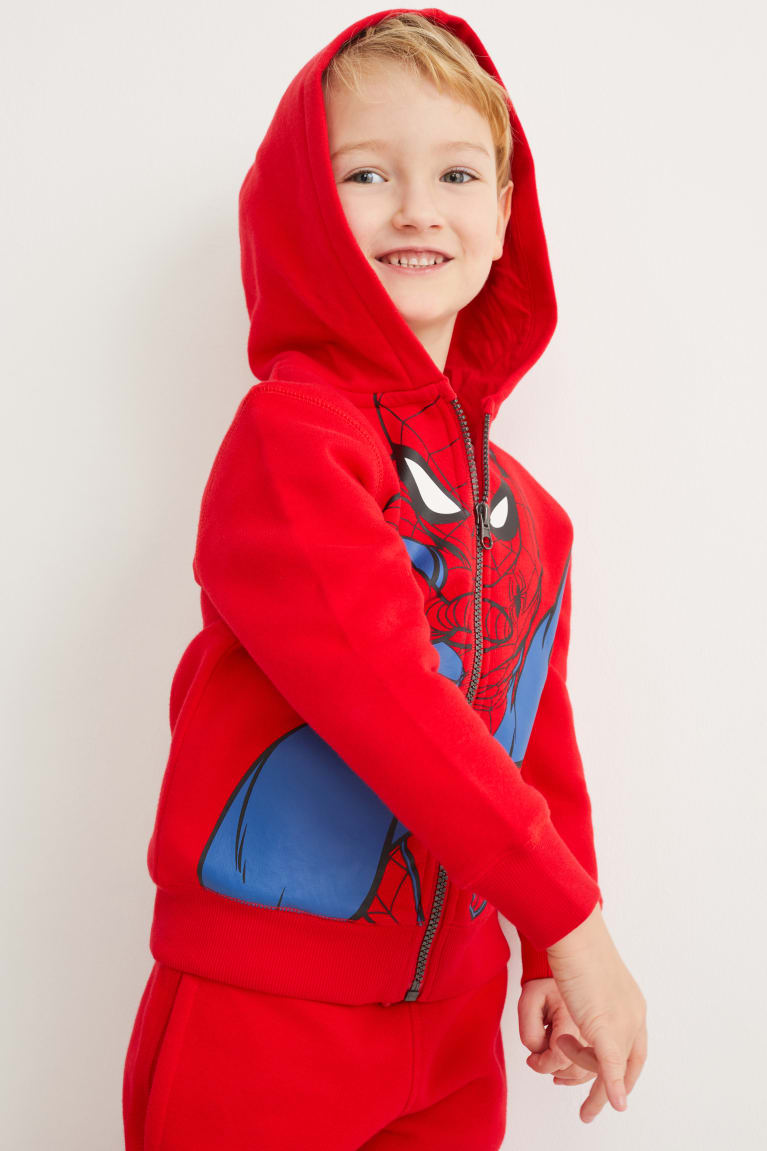 Sudaderas C&A Spider-man Zip-through With Hood Rojas | OXYTWJ-987