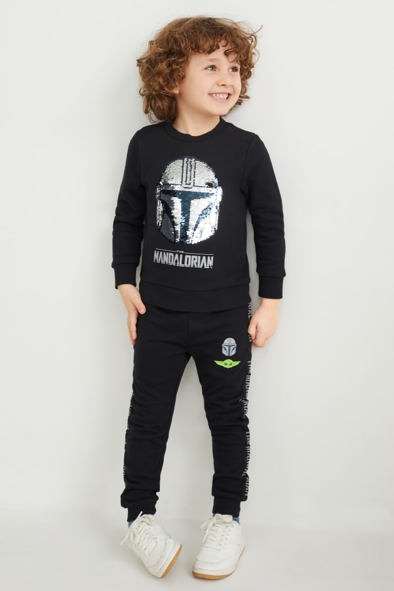 Sudaderas C&A Star Wars: The Mandalorian Shiny Negras | ICSOLK-628