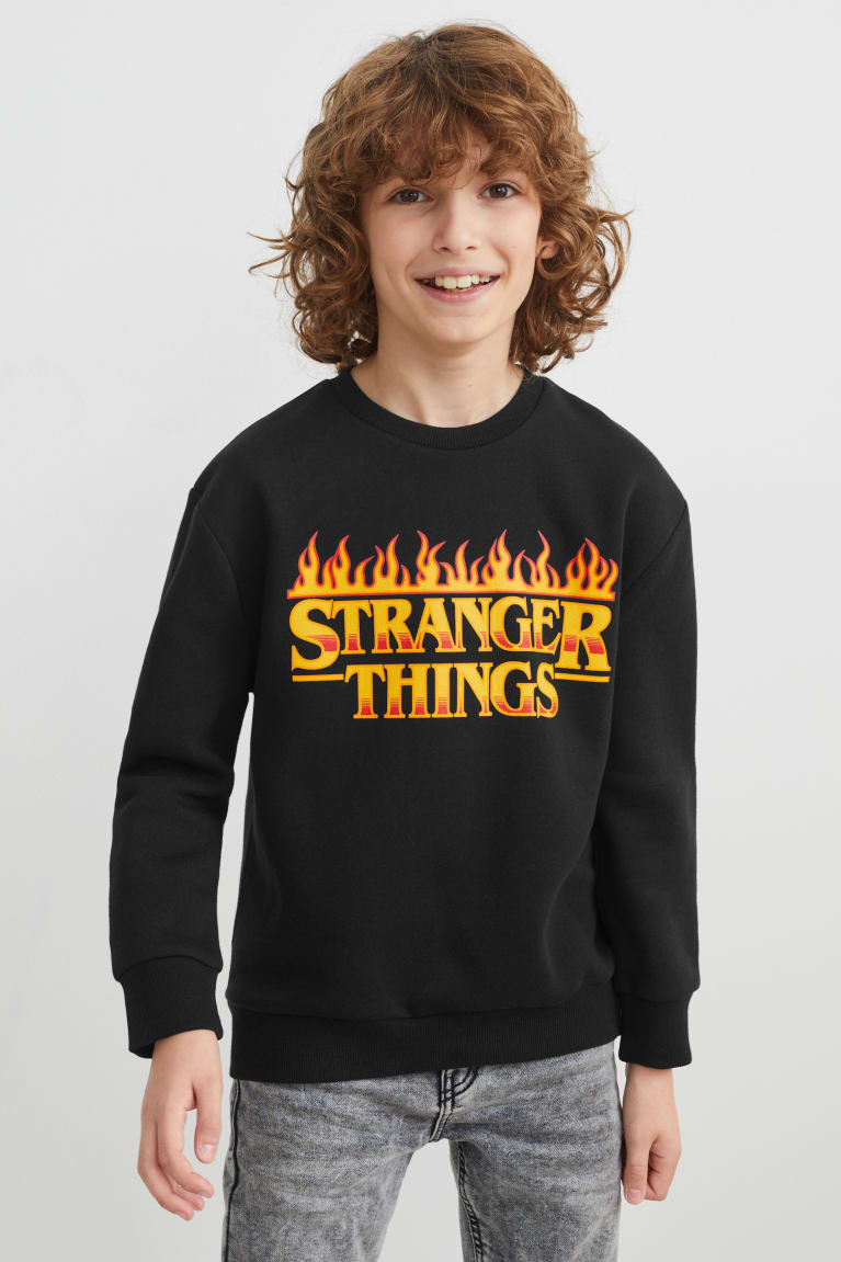 Sudaderas C&A Stranger Things Negras | HDWTZN-830