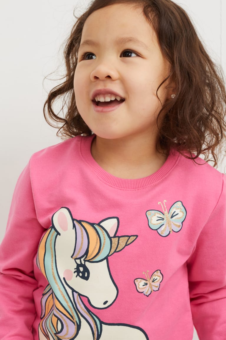 Sudaderas C&A Unicorn Rosas | NJGMTF-659