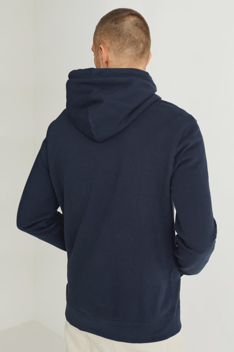 Sudaderas C&A With Recycled Polyester Azules Oscuro | UVXZKC-341