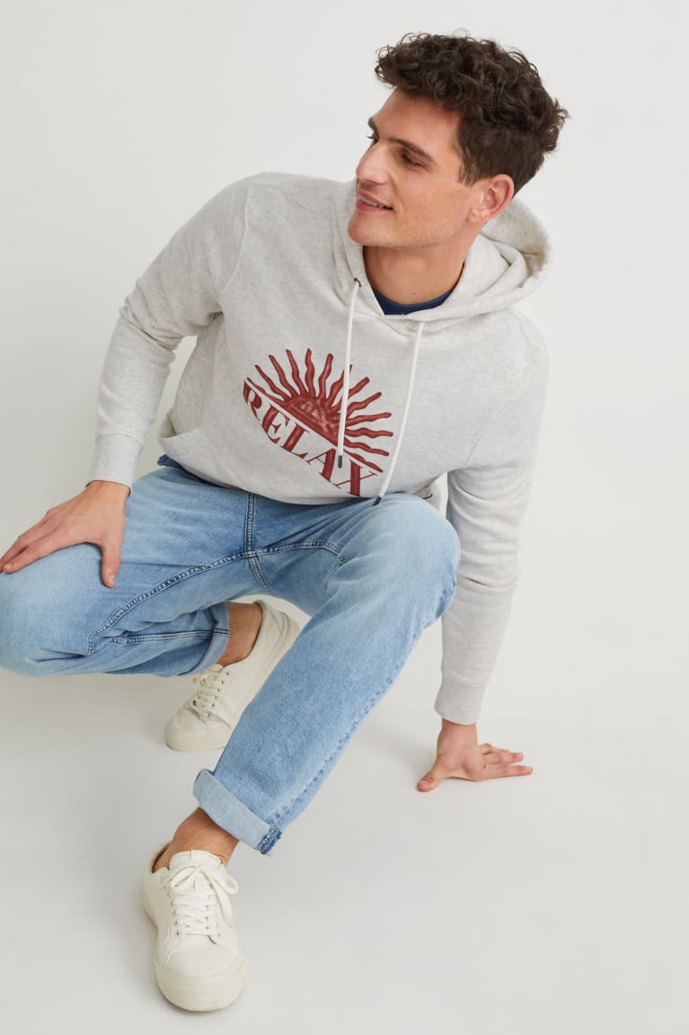 Sudaderas C&A With Recycled Polyester Gris Claro | HWZCLK-928