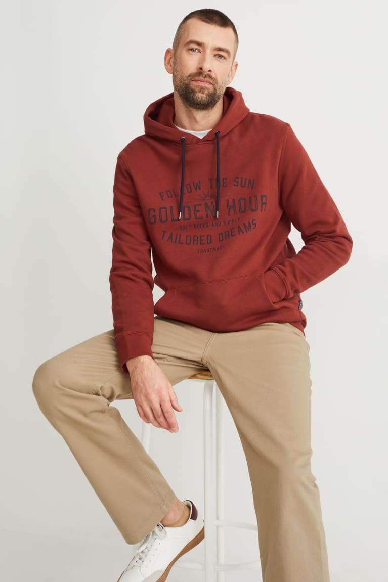 Sudaderas C&A With Recycled Polyester Rojas | FSTJBP-190