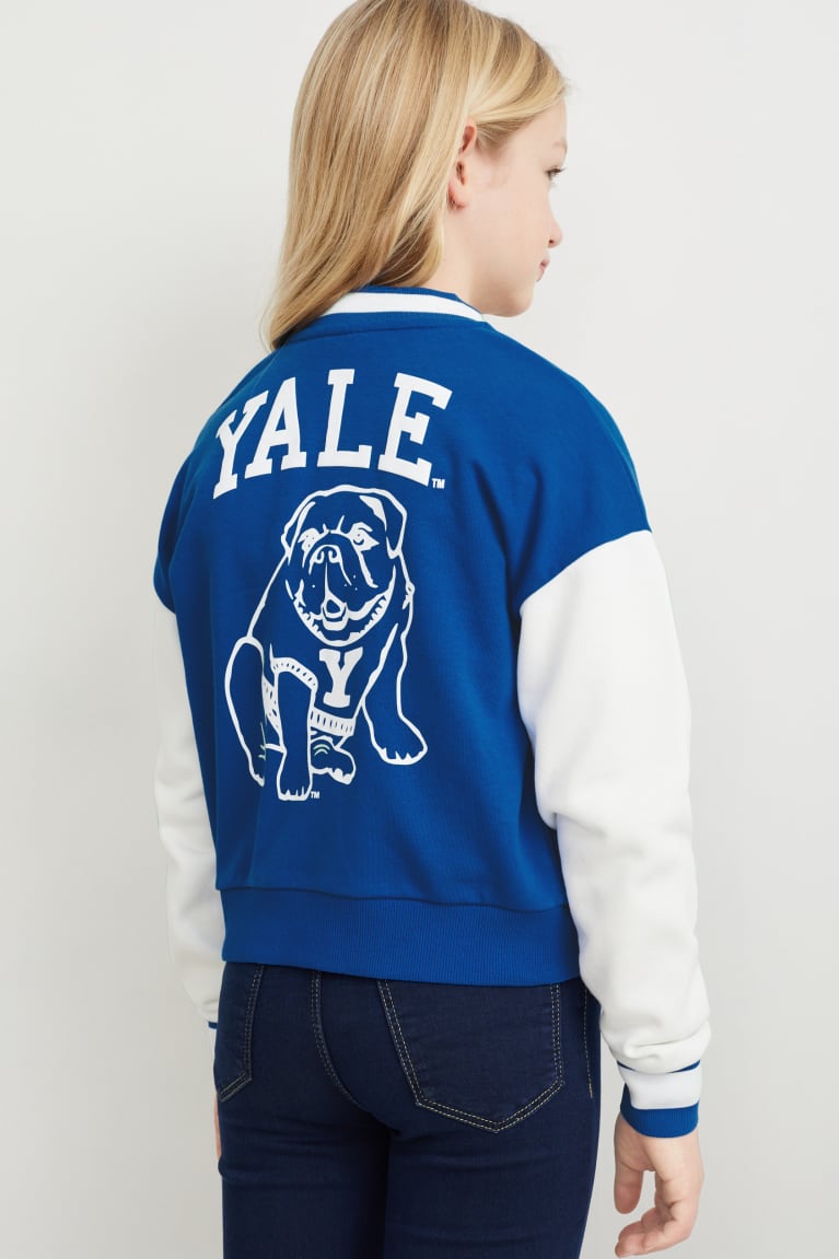 Sudaderas C&A Yale University Zip-through Azules | OFVJSQ-359