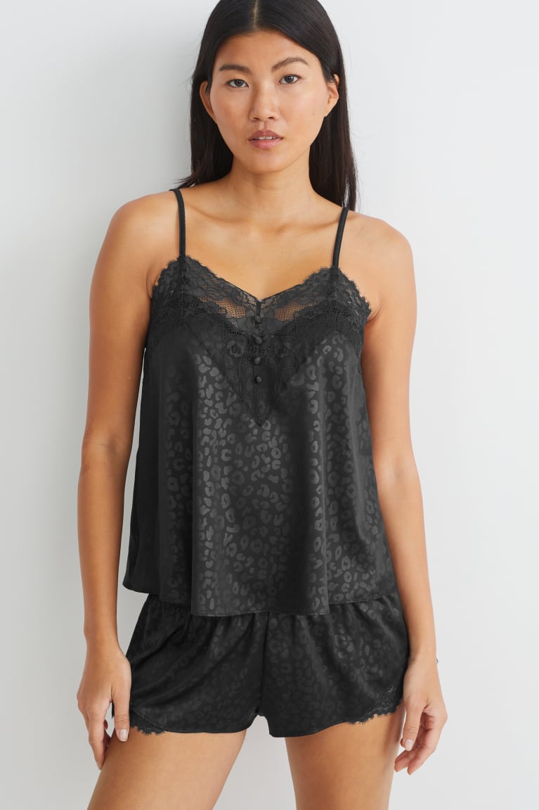 Tops C&A Pyjama Negras | WXOZKM-781