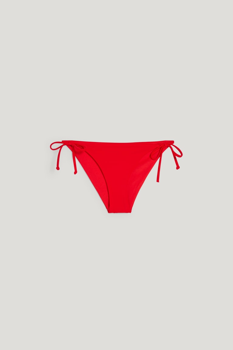 Trajes De Baño C&A Bikini Bottoms Low Rise Rojas | IOFPJX-237