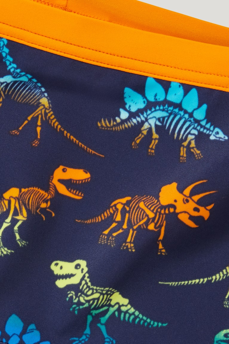 Trajes De Baño C&A Dinosaur Swim Lycra® Xtra Life™ Azules Oscuro | HIDVBX-726