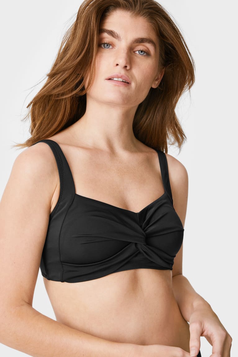 Trajes De Baño C&A Non-wired Mastectomy Bikini Negras | EIHTJX-276