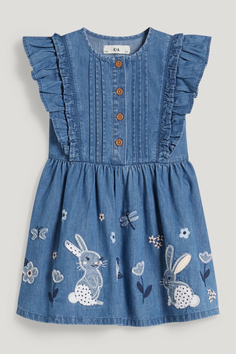 Vestido C&A Denim Azules | ITZEJH-608