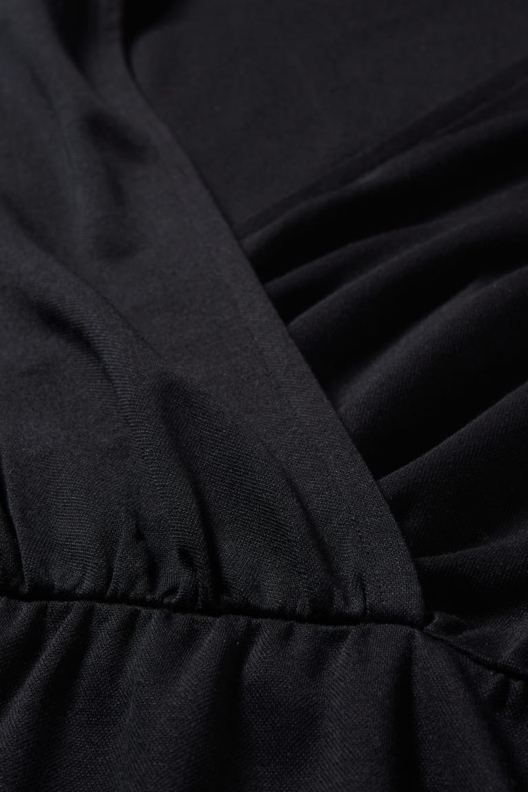 Vestido C&A Wrap With Tencel™ Modal Fibres Negras | ZKVIYL-189